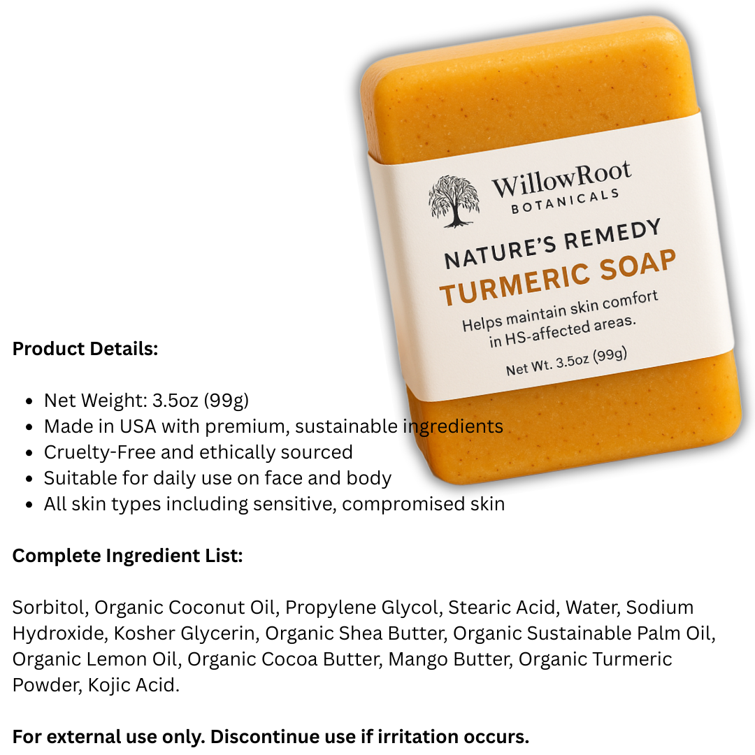 Nature's Remedy Turmeric Soap | Chronic HS Relief