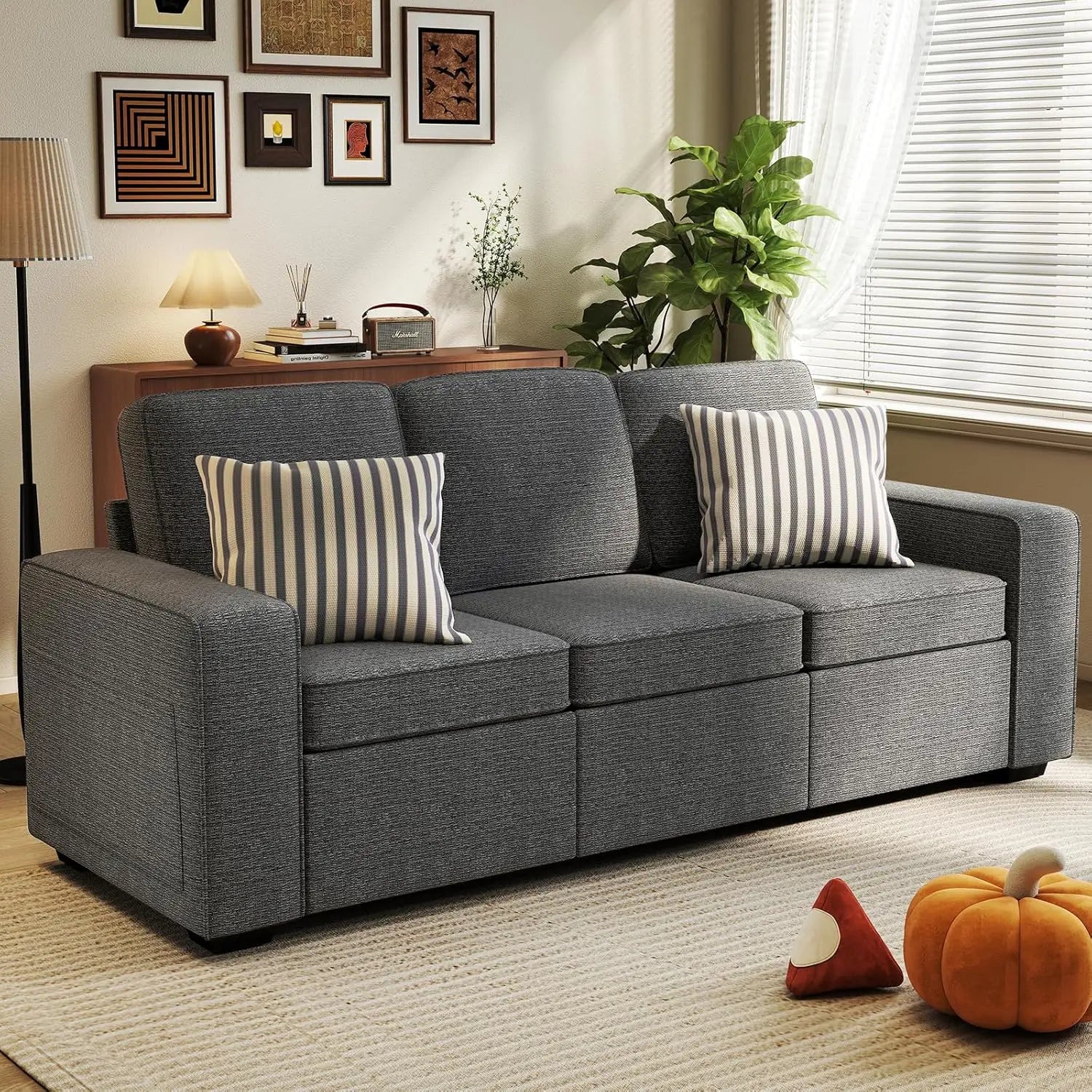 Elegant Chenille 3-Seater Sofa™