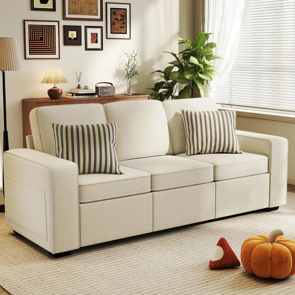 Elegant Chenille 3-Seater Sofa™